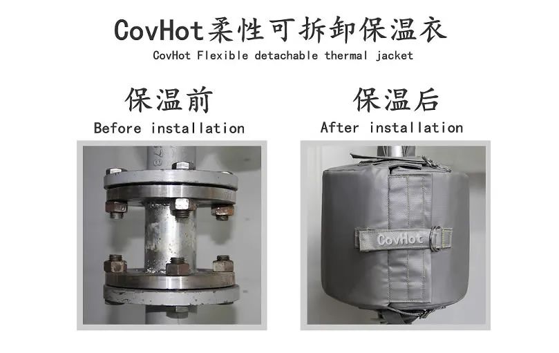 COVHOT?柔性可拆卸式<a href=http://m.sdyamaha.cn/e/tags/?tagname=%E4%BF%9D%E6%B8%A9%E8%A1%A3 target=_blank class=infotextkey>保溫衣</a>,蒸汽系統節能,節能保溫